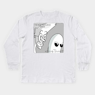 Kevin Is A Ghost I2P1 Kids Long Sleeve T-Shirt